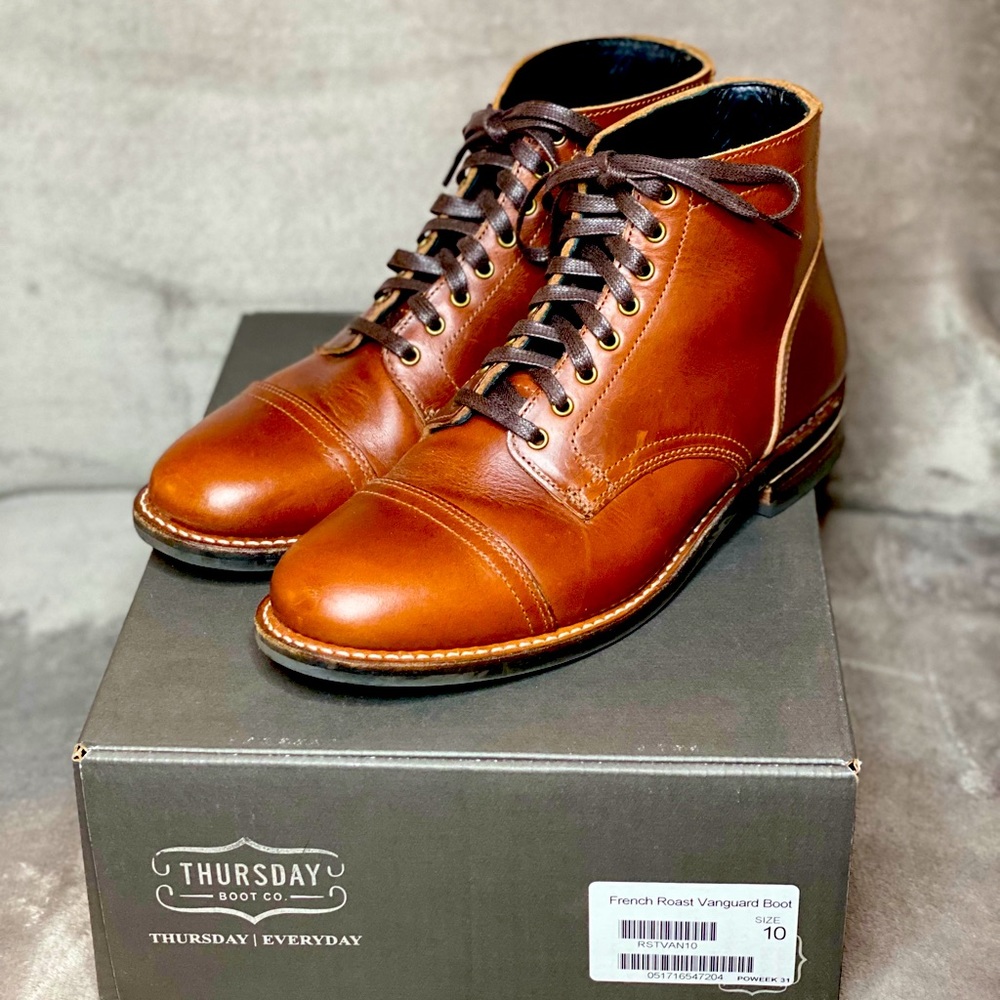 Thursday Boots Vanguard, French Roast, Size 10